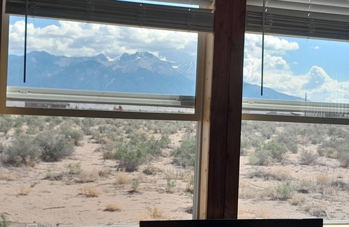 Alamosa House | Mt Blanca vista, views of multiple 14ers and Sand Dunes National Park.