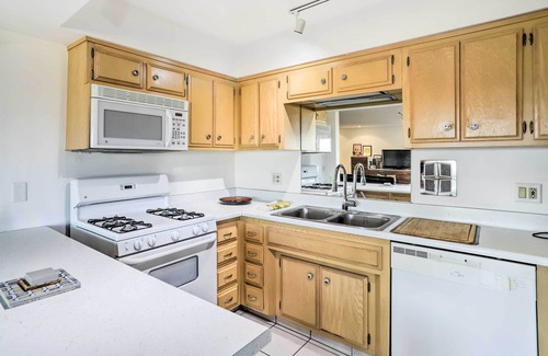 Araby Condo | Mtn-View Balcony + Pool Access: Palm Springs Gem