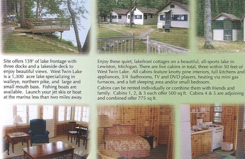 Lewiston Cabin | Multi-Cabin Resort - West Twin Lake