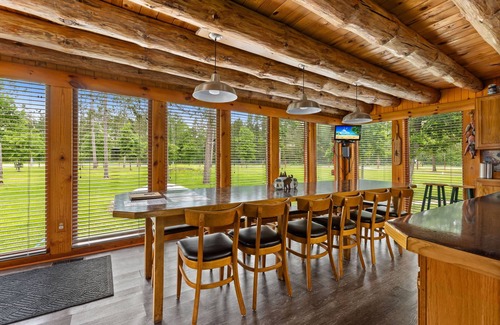 Pillager Cabin | MUST SEE! COZY LOG CABIN WITH SAUNA & HOT TUB!