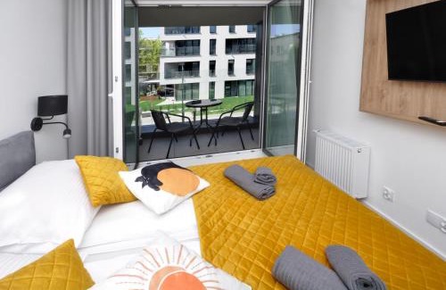 Podgorze Apartment | Myśliwska Solar Garden Premium Apartment Wawelofts - free Garage