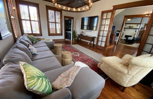 San Jacinto House | My Blue Heaven Luxe Beach🌞 Heated Pool 🌞 near Pier & Strand 🌞 2 King Beds 5 Star