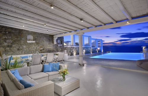 Agios Ioannis Villa | MYKONOS CALYPSO SUNSET LUXURY VILLA POOL-YOGA