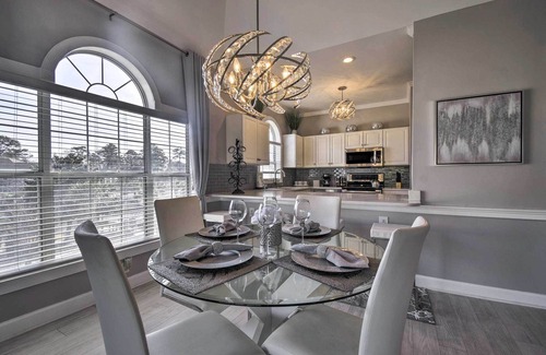 Central Myrtle Beach Condo | Myrtle Beach Condo: Golf Course + Pool View!