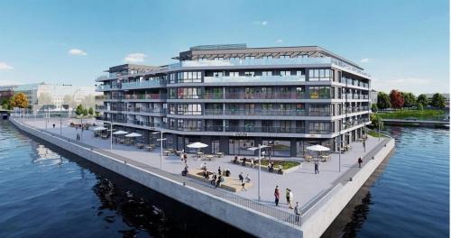 West Pomeranian Voivodeship Apartment | Nad Odrą Szczecin - luksusowy apartament z widokiem na Odrę, tarasem i klimatyzacją