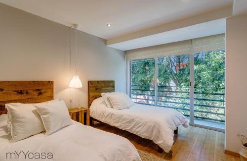 Anahuac Apartment | Nadal 202 · Brand New Park Front Terrace Apartment