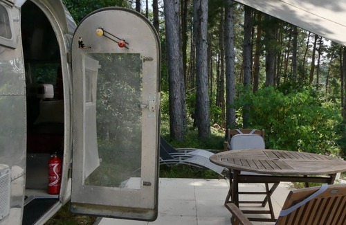 Manses Cabin | NAÏA American caravan from 1949 in the middle of nature