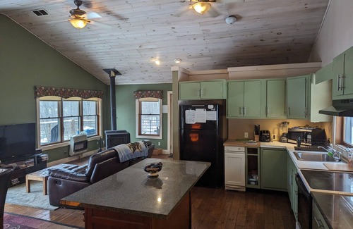 Springwater Cabin | Naples Mountain View Cabin! Amazing Views! Fireplace! 20 Acres! NEW HOT TUB!