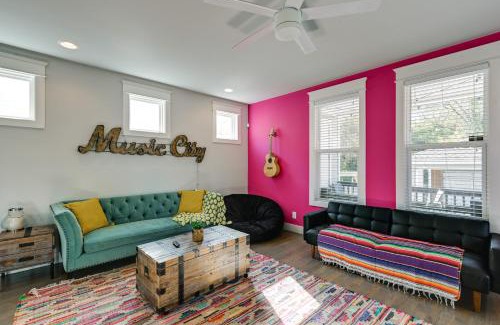 East Nashville House | Nashville Home with Fire Pit, Near Nissan Stadium!