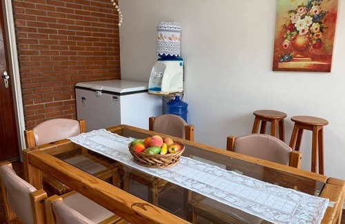 Jardim Virginia House | NATAL AVAILABLE! 4 SUITES, AIR CONDITIONING, TV, INTERNET, POOL, 150 METERS FROM THE BEACH! Pet!