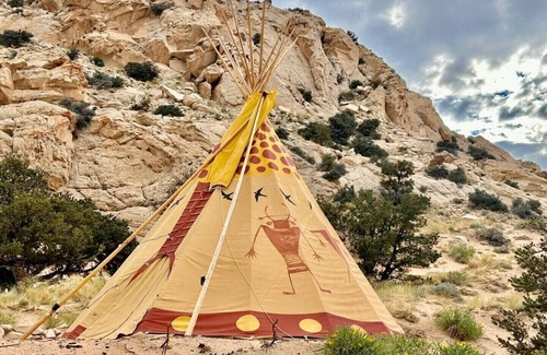 Teasdale House | Native American Shaman Tipi
