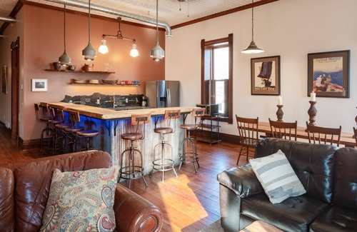 Maiden Rock Apartment | Natural light, historic character and a view of Lake Pepin are yours to enjoy!