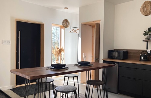 Les Collines-de-l'Outaouais Regional County Municipality Apartment | Nature Eco Suite in Wakefield Quebec.