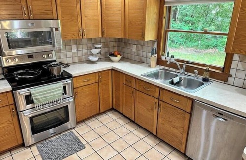 Bethlehem House | Nature's Nest - Indoor/Outdoor Forest Retreat; Fire Pit; Fireplace; onsite Brook