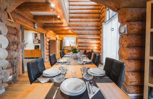 Olbronn House | Naturstammhaus mit Sauna, coffee and tea for free