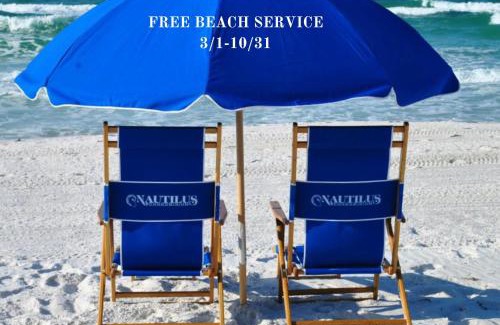 Fort Walton Beach House | Nautilus 2509 Gulf View 2 Bedroom 5th Floor Free Beach Service