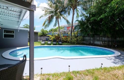 Middle River Terrace House | Near downtown & Beach Escape with Pool and Game Room
