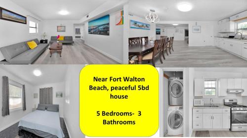 Fort Walton Beach House | Near Fort Walton Beach, peaceful 5 bedrooms house