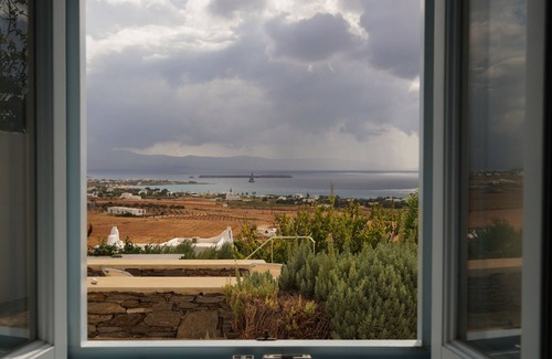 Drios House | Near Golden Beach - Villa with private Pool and amazing view to the Aegean