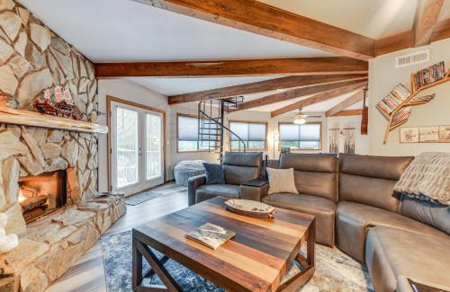 Bracey House | Near Lake Gaston Unique Home with Deck and Fire Pit!