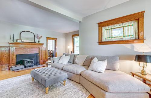 Boyne City House | Near Lake Historic Boyne City Home with Fire Pit!