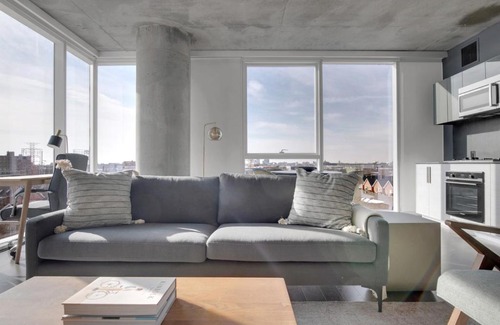 River North Apartment | Near North 2BR w Roof Gym nr Red Line CHI-580