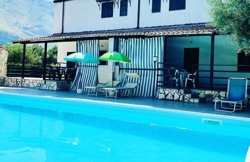 Mandra Capreria Villa | Near the sea, with panoramic views, swimming pool, and garden to feel at home when you are away from home.It is recomended to families with children.