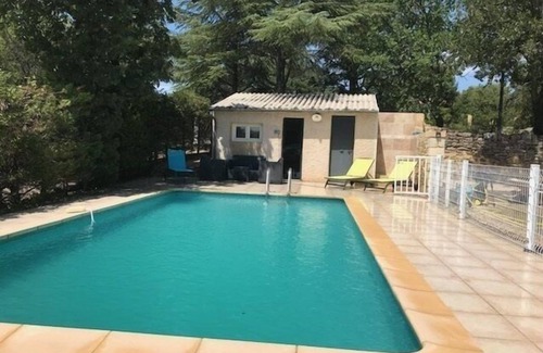 Saint-Laurent-La-Vernede House | Near Uzes Spacious House With Pool up to 13 People Tranquility