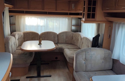 Schwarzbach Apartment | Nele caravan at Waldcamping-Lausitzer-Seenland