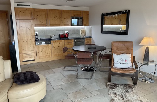 Saint-Pierre-de-Clages Apartment | NENDAZ 4-VALLEES 2 Bedroom Luxury Apartment with Indoor Swimming Pool(freeWIF