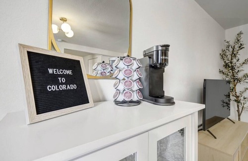 Central Colorado Springs Apartment | Nested Pointe! Downtown w Workspace & Fire Pit