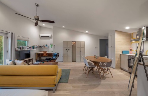 West Oak Hill Apartment | Nestled In Nature Studio - Pet-Friendly - Firepit