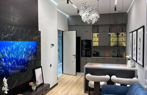 Tashkent Apartment | NestOne double bedroom luxury