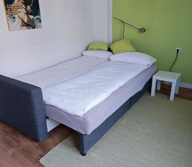 Sudervorstadt House | Nettes Schlafzimmer mit Gemeinschaftsbad in zentraler Lage