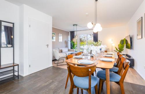 Oberhausen-Sud House | Neu - Frisches & Gemütliches Design mit BBQ, Garten & Arbeitsplatz