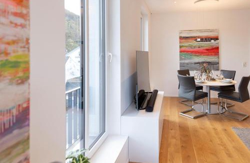 Traben-Trarbach Apartment | NEU MoselROYAL Luxus 2-4 Pers Design Klima