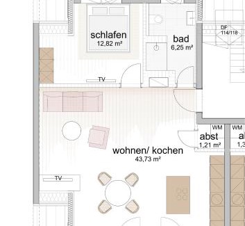 Hainholz Apartment | neues modernes Dachgeschossloft nähe Zentrum Uni Messe