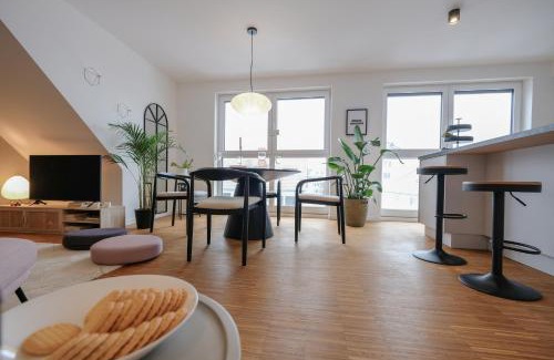 Hainholz Apartment | neues modernes Dachgeschossloft nähe Zentrum Uni Messe
