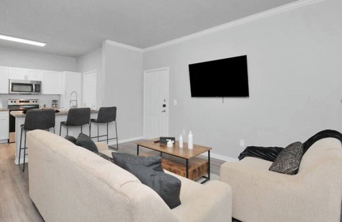 Central Southwest Apartment | Neutral Comfort-1 Bedroom Apt Near Downtown, Med Center, & NRG- Gym- Pool