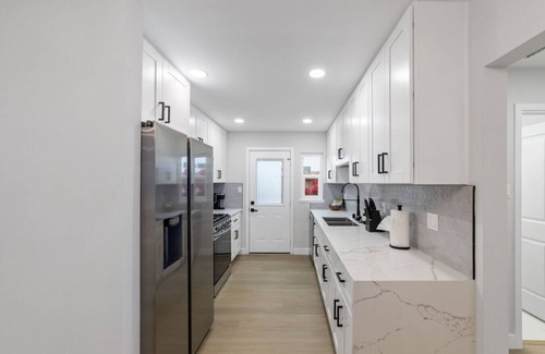 Bay Ho House | NEW! 2BR, 1BA, Outdoor Fireplace, Patio Lounge, Western Vibes, Smart TVs