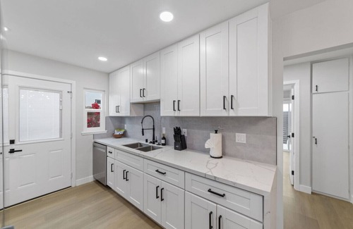 Bay Ho House | NEW! 2BR, 1BA, Outdoor Fireplace, Patio Lounge, Western Vibes, Smart TVs