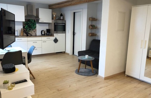 Albisheim Apartment | New apartment in the Zellertal (Palatinate), Albisheim, barrier-free, animals allowed.