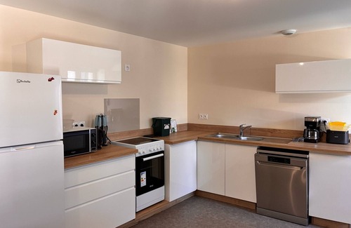 Ecueille Apartment | New apartment in Ecueillé center with 3 bedrooms