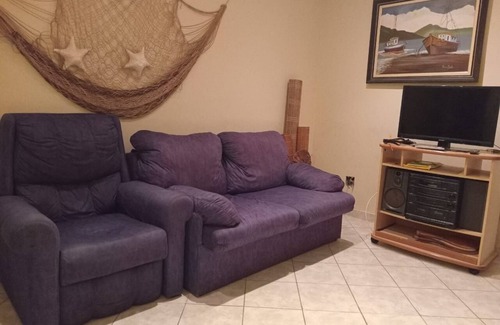 Mongagua Apartment | New apt sea front with beautiful balcony and sea views