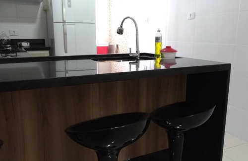 Guilhermina Apartment | NEW APTO, SEA VIEW, WI-FI, AIR CONDITION, NOBLE AREA, GARAGE AND ENVIRONMENT. FAMILY.