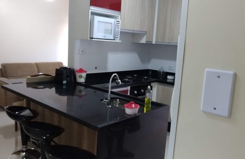 Guilhermina Apartment | NEW APTO, SEA VIEW, WI-FI, AIR CONDITION, NOBLE AREA, GARAGE AND ENVIRONMENT. FAMILY.