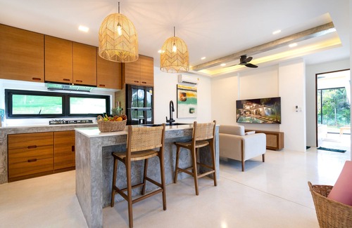 Ko Lanta Villa | New 'Balinese Style' Pool Villa Near Beach with Sunset Sea View!