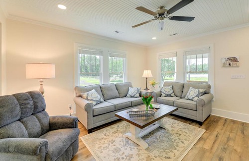 New Bern House | New Bern Vacation Rental on Farm with Fire Pit!