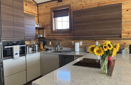 Somers Apartment | New Cabin on a 300 acre farm with Spectacular views of Flathead Lake