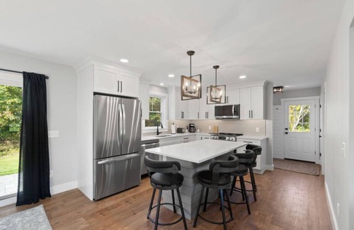 Wakefield-Peacedale House | New Centrally located Stylish Modern Farmhouse